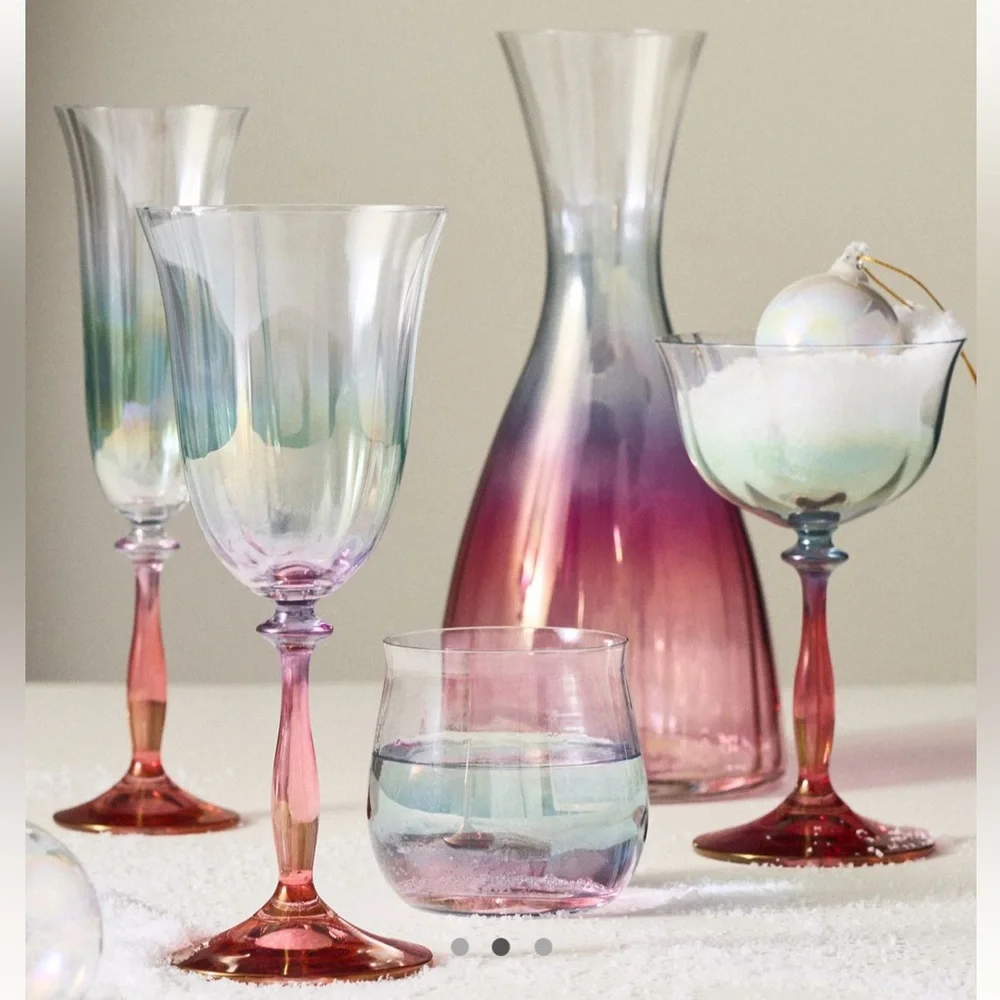 Anthropologie New York City Ballet Glass Decanter | NWT